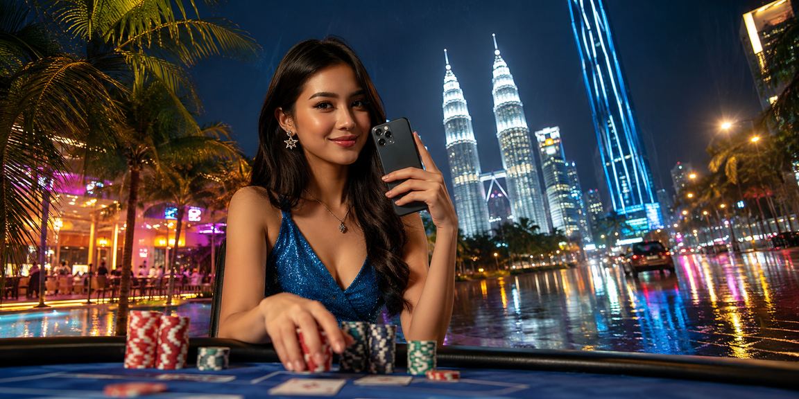 Permainan poker dan slot bergaya Melayu di Kuala Lumpur