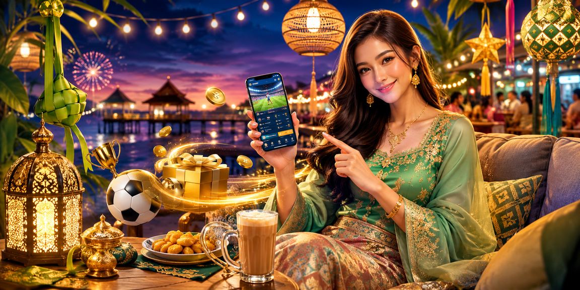 Suasana pertaruhan sukan semasa Hari Raya di Malaysia