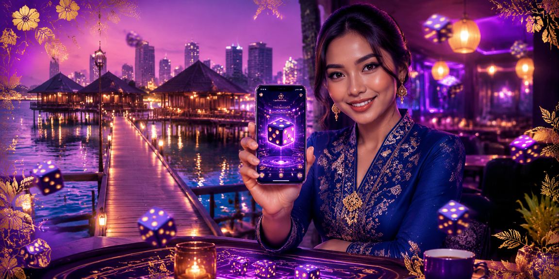 Pemain Sabah bergaya baju kurung bermain permainan dadu dan sukan maya